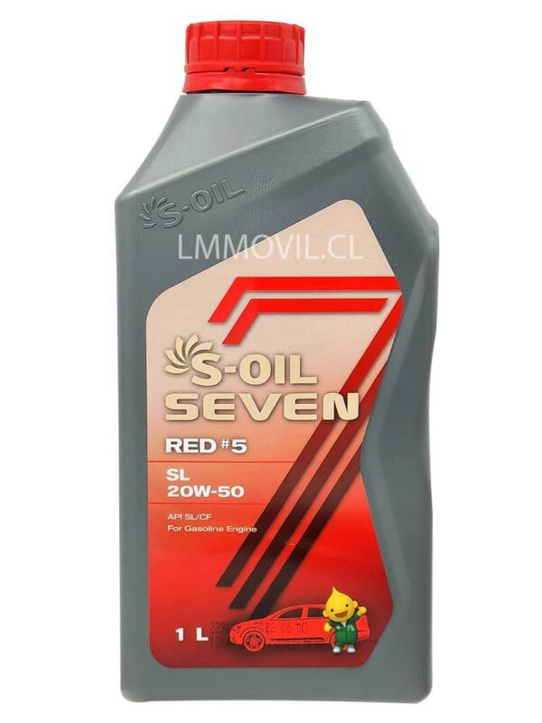 S-OIL 20W-50 RED 5